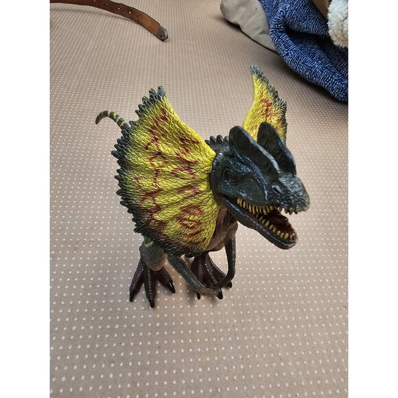 2020 Adventure Force Dilophosaurus Realistic Sturdy Plastic Dinosaur Figure - Picture 11 of 13